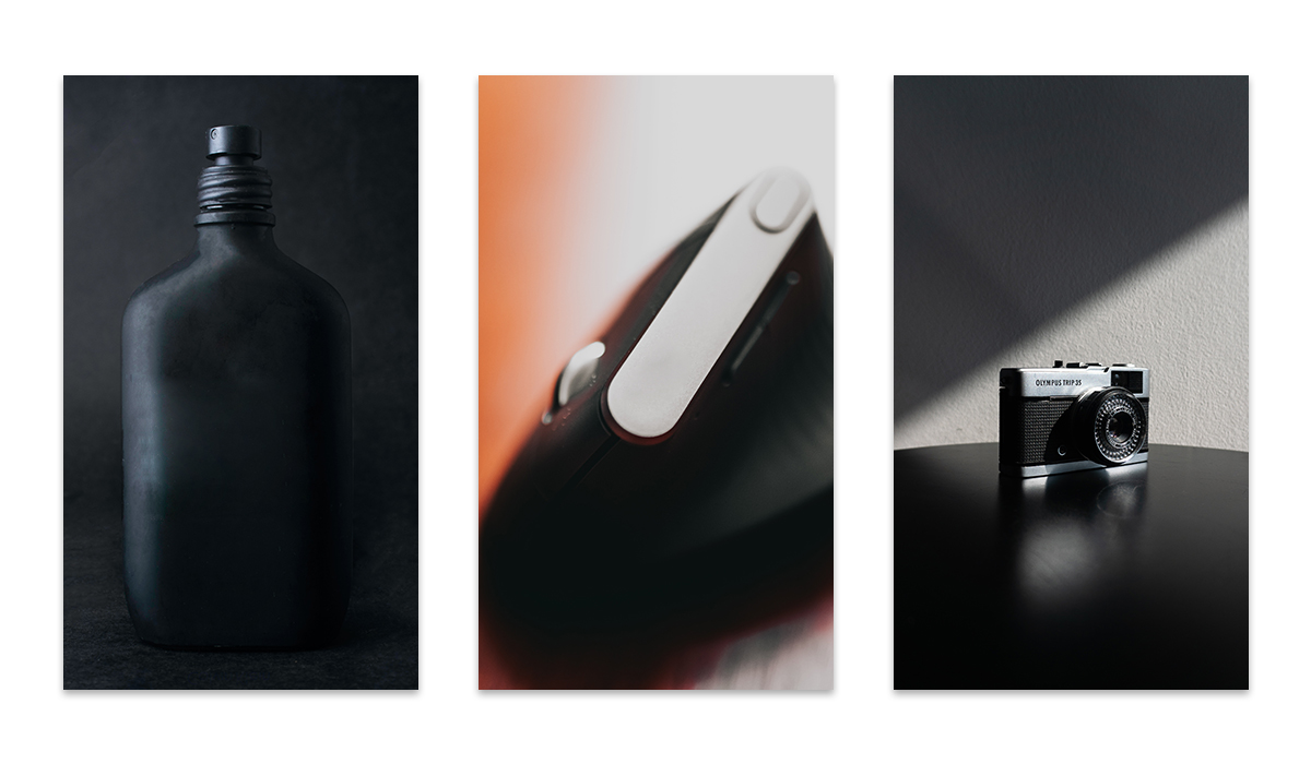 black, white and brown logo_black