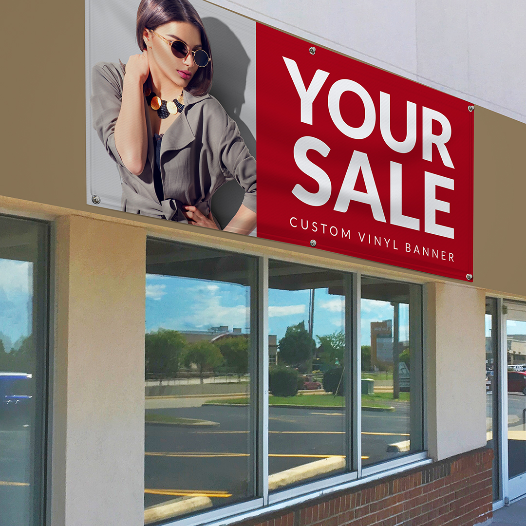 vinyl banner for store promotions